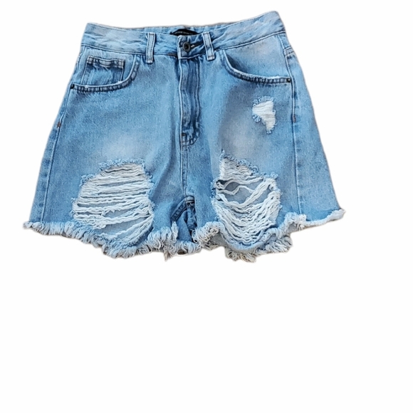 Vintage Denim Company Distressed Jean Shorts - Picture 1 of 6